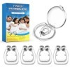 8 Pièces clip nasal, Anti Ronflement Dilatateur Nasal, possible amélioration de la respiration, améliorer la qualité du somme