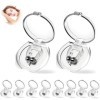 XURJUMI 10 Pièces Pince À Nez Magnétique Anti-Ronflement Silicone Magnétique Efficace Dispositif Anti-Ronflement Snore Stoppe