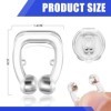 XURJUMI 10 Pièces Pince À Nez Magnétique Anti-Ronflement Silicone Magnétique Efficace Dispositif Anti-Ronflement Snore Stoppe