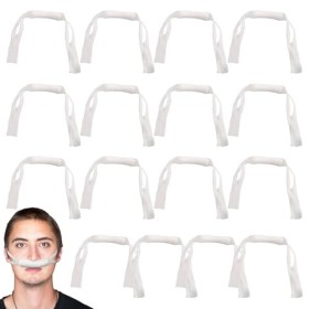 Lot de 16 pansements nasaux avec boucles doreille, essoreuse nasale, tamponade nasale, bandages de nez après opération, supp