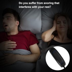 Appareil Anti Ronflement, Noir Dispositifs Anti Ronflement, Mini Patch Anti-Ronflement pour Améliorer la Qualité du Sommeil a