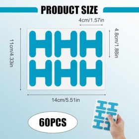 60 Strips Mouth Tape for Sleeping, Bande Buccale pour Dormir, Anti Ronflement Bouche, Sleep Tape, Anti Ronflement Mouth Tape 