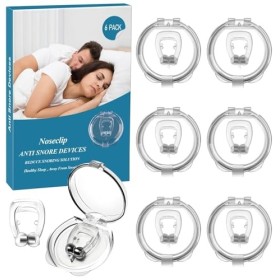 Anti Ronflement Dilatateur Nasal, Silicone Magnétique Clip Nasal Pince Ronflement Réutilisable Prévenir lapnée intermittente