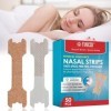 50 Nasal Strips Anti Ronflement,pour Meilleure Respiration pendant le sommeil.