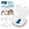 Appareil Dentaire Anti Ronflement,GouttièRe Dentaire+8dilatateur Nasal,Anti Ronflement Efficace,ProtèGe-Dents SûR,Inodore Et 