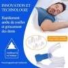 Appareil Dentaire Anti Ronflement,GouttièRe Dentaire+8dilatateur Nasal,Anti Ronflement Efficace,ProtèGe-Dents SûR,Inodore Et 