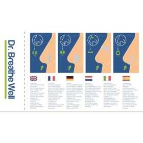 Dr. Breathe Well™ - 90 pansements nasaux - Taille 43 mm petit/moyen - Pansements anti-ronflement - Facile à enlever - Tout si