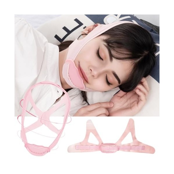 FEDDTY Bandeau Anti Ronflement Mentonniere Anti Ronflement Dispositifs Anti Ronflement Oniris Orthèse Anti Ronflement Efficac