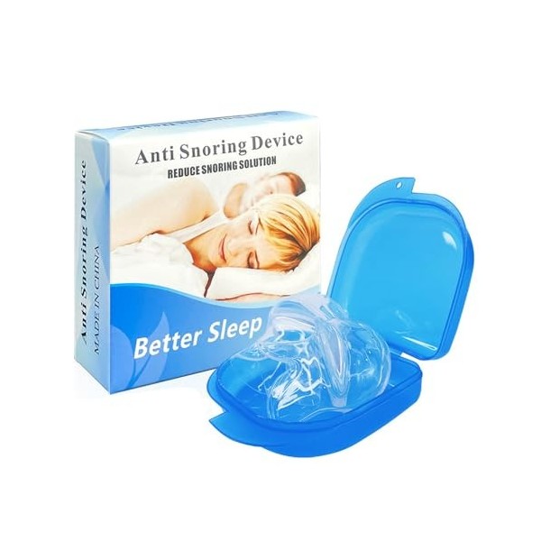 FDEETY 2 Pièces Dispositifs Anti-ronflement Gouttiere Anti Ronflement Orthese Anti Ronflement Airflow Anti Ronflement Entraîn