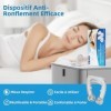 8 PCS Pince à Nez Anti Ronflement, Clip de Nez en Silicone Magnétique, Dispositifs Anti-Ronflement Réutilisable, Dilatateur N