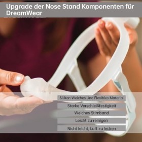 Support doreiller nasal pour masque CPAP pour dreamwear, oreiller nasal CPAP réutilisable n ° 3 remplacement du support de t