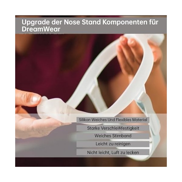 Support doreiller nasal pour masque CPAP pour dreamwear, oreiller nasal CPAP réutilisable n ° 3 remplacement du support de t