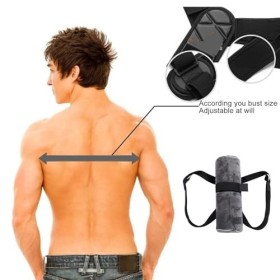 Oreiller de Sac à Dos pour Couchage Latéral, Oreiller de Genou pour Dormeurs Latéraux, Soulagement Réglable des Ronflements, 