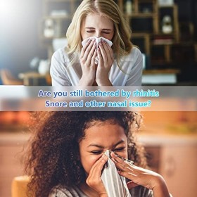 iKeener Appareil Soulagement Rhinite Allergique,Thérapie au Laser Rhinite,équipement Portable Soulagement Rhinite,pour Conges