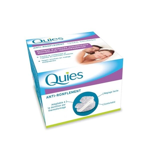 Quies Anti-Ronflement Orthèse dAvancée Mandibulaire