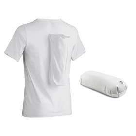 somnipax T-shirt Comfort anti-ronflement avec coussin gonflable, pour hommes [L]