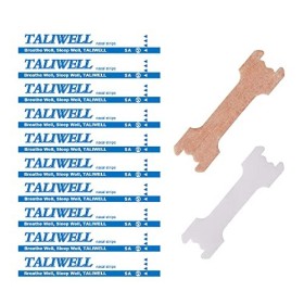 Taliwell Bandelettes Nasales 400 Pcs Taille L Larges, Breathe Better, Anti Ronflement, Bandes Nasales, Patch Nez, Nasal Strip
