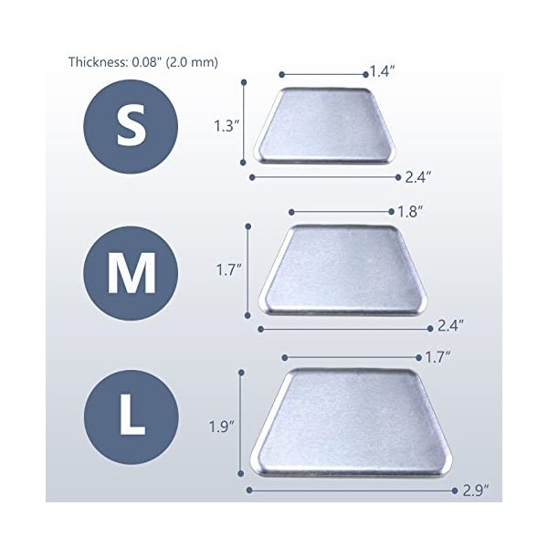 MUROCEA Attelles nasales en aluminium, protection externe pour rhinoplastie, septoplastie, fracture, ORL, immobilisation orth