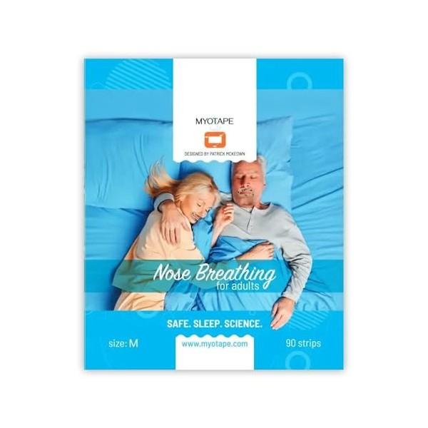 Bande de sommeil pour adolescents et petits visages – Améliore la qualité de votre sommeil – Favorise la respiration nasale p