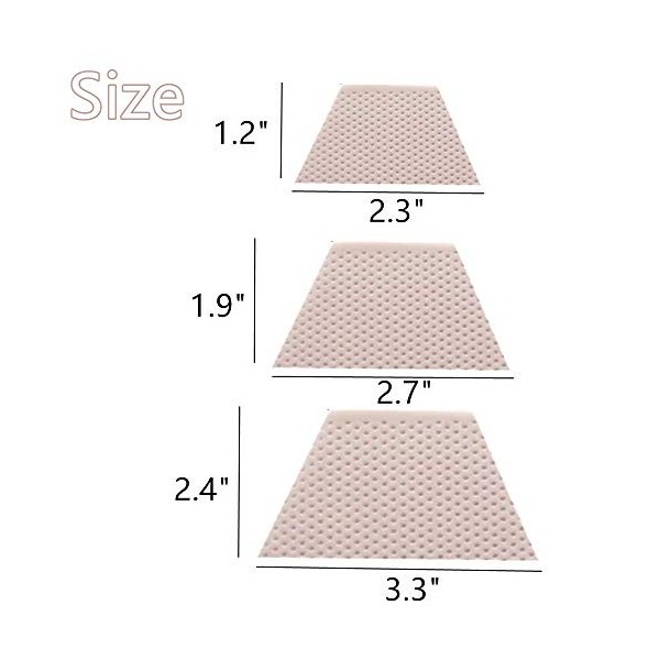 Lot de 5 attelles nasales thermoplastiques pour entorle, rhinoplastie, septoplastie, immobilisation orthopédique, 5 pièces S