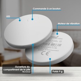 Pulox SLP-10 - Entraîneur de position de sommeil - Appareil électrique anti-ronflement avec vibration en kit complet