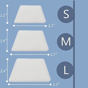 Mediss Lot de 5 attelles nasales thermoplastiques pour fracture du nez, protection externe pour rhinoplastie, septoplastie, O