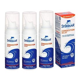 trois paquets de Sterimar Congestion Soulagement Spray Nasal 50ml