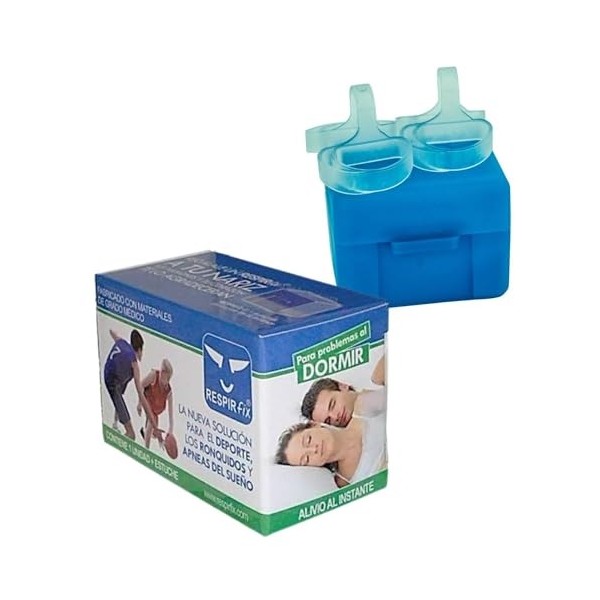 Respirfix Lot de 2 dilatateurs nasaux de sport et anti-ronflement Taille L ou M sans latex ni silicone, hypoallergéniques Con