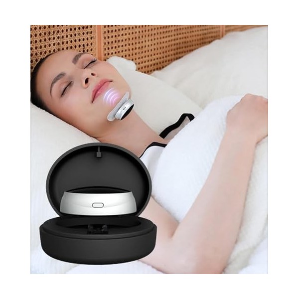 Amoyeric Dispositif Anti-ronflement pour La Gorge EMS, Dispositifs Automatiques Intelligents Daide Au Sommeil pour Lapnée d