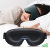 Masque de Sommeil 3D, Design Confortable pour Hommes et Femmes, Idéal pour les Dormeurs Latéraux, Masque Ultra Doux pour des 