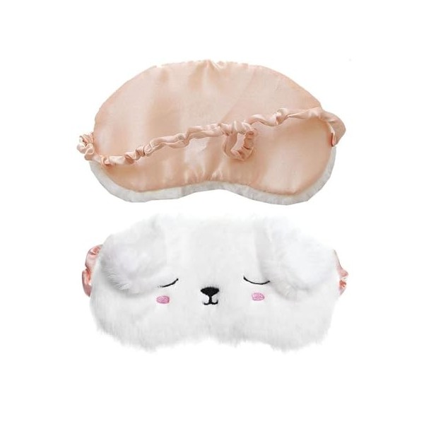 LOZTBUE 1pcs Lunettes de sommeil, lunettes de sommeil pour animaux, lunettes de sommeil en peluche douce, lunettes de sommeil
