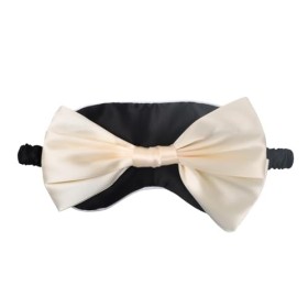 1 masque pour les yeux, en soie, avec bande élastique réglable, bandeau pour les voyages, la sieste, la méditation et la rela