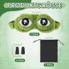 KASURE Masque pour les yeux, grenouille 3D, pour dormir, pour enfants, animaux mignons 3D, masque de sommeil, cadeau amusant,