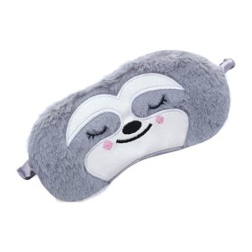 Masques de Sommeil, Masques pour Les Yeux en Forme dAnimal Mignon, Paresseux Masque de Nuit en Peluche pour Dormir Voyage, A