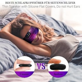 LC-dolida Casque de sommeil Bluetooth 5.4 - Bandeau de sommeil - Masque de sommeil - Casque de sport - Bandeau pour le sport,