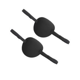 Diffaxy Lot de 2 cache-yeux pour adultes - Avec boucle réglable - Design concave 3D - Cache-œil de pirate pour amblyopie, str