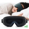 Aosun Masque de sommeil pour homme et femme - Spécialement conçu pour les personnes dormant sur le côté - Bande élastique opt