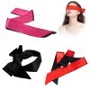 Yesimola Masques de Sommeil 3 Pièce, Bandeau Yeux Sommeil, Satin Bandeau Oeil, Bandeau Yeux Nuit, Masque Satin Bandeau sur le