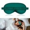 Masque de sommeil réglable pour femme - Avec bandes réglables - Confortable et super doux - Aide au sommeil ultime - Vert flo