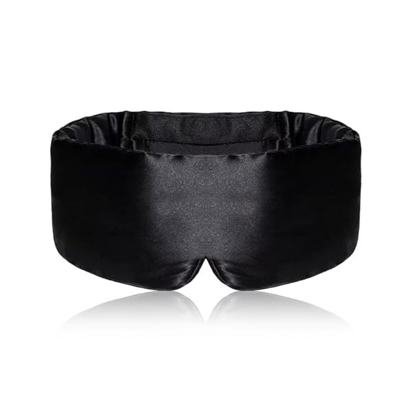 Masque de sommeil pour homme et femme - Masque de sommeil doux - Bandeau réglable - Design de courbe nuageuse - Pour dormir l