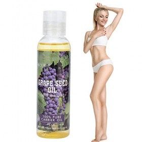 Huile de transport de pépins de raisin, Huile de transport de pépins de raisin naturelle pure, Huile de soin hydratante pour 