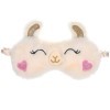MILISTEN Adorable animal alpaga - Couverture des yeux en peluche - Pour le voyage - Ombre à paupières - Super doux et amusant