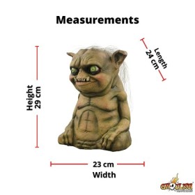 Ghoulish Productions - Petit Ami, Collection Troglyns, Décoratif en Latex Résistant, Peint à la Main, Halloween, Défilé de Ca