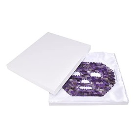 ideayard Masque de sommeil en jade 100 % jade naturel anti-âge thérapie chaude ou froide pour rajeunir la peau du visage et d