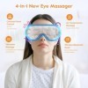 GOBOK Masseur des yeux, masseur intelligent pour les yeux avec chaleur, masque chauffant amélioré avec musique Bluetooth, app