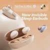 Mini écouteurs invisibles Bluetooth intra-auriculaires sans fil pour dormir dans les oreilles - Écouteurs pour les petites or