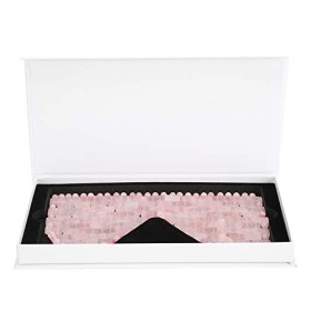 Masque pour les Yeux en Pierre de Jade, Masque pour les Yeux de Sommeil Rafraîchissant, Masseur de Traitement des Yeux par le