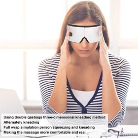 masque massage yeux, Masseur oculaire, machine de massage électronique des yeux, pour soulagement du stress de la vision rela
