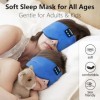 Casque de sommeil Bluetooth doux sans fil pour dormir avec haut-parleur réglable, écouteurs sans fil pour dormir sur le côté,