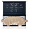 Andromeda Masque de sommeil 100% soie naturelle biologique | Bandeau de nuit occultant pour protéger les yeux de la lumière |